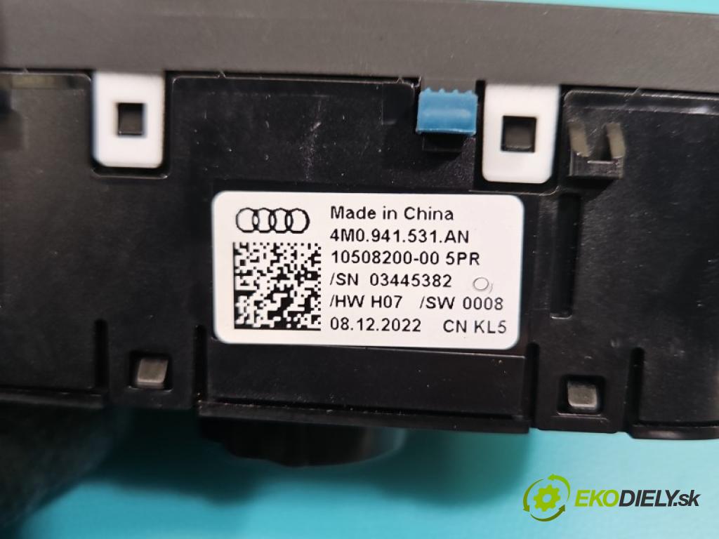 Audi A4 B9 2015-2024 2.0 tdi 204 hp automatic 150 kW 1968 cm3 5- Přepínač světel na deska: 4M0941531AN