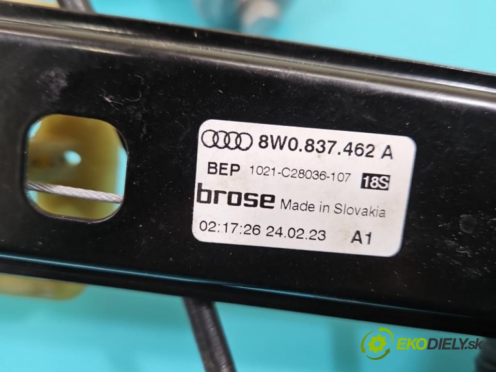 Audi A4 B9 2015-2024 2.0 tdi 204 hp automatic 150 kW 1968 cm3 5- mechanismus stahování přední pravý 8W0837462A