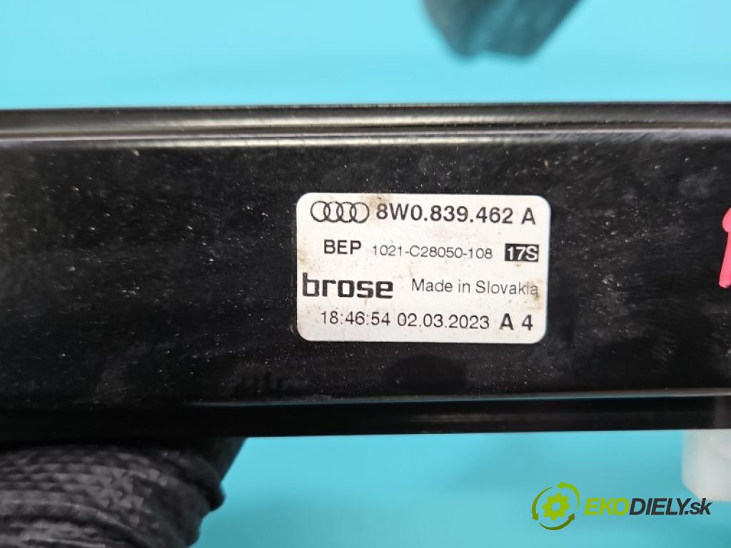 Audi A4 B9 2015-2024 2.0 tdi 204 HP automatic 150 kW 1968 cm3 5- mechanizmus okna zadné pravý 8W0839462A
