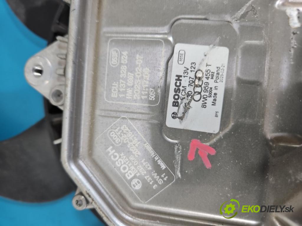 Audi A4 B9 2015-2024 2.0 tdi 204 hp automatic 150 kW 1968 cm3 5- ventilátor chladič 8W0959455T