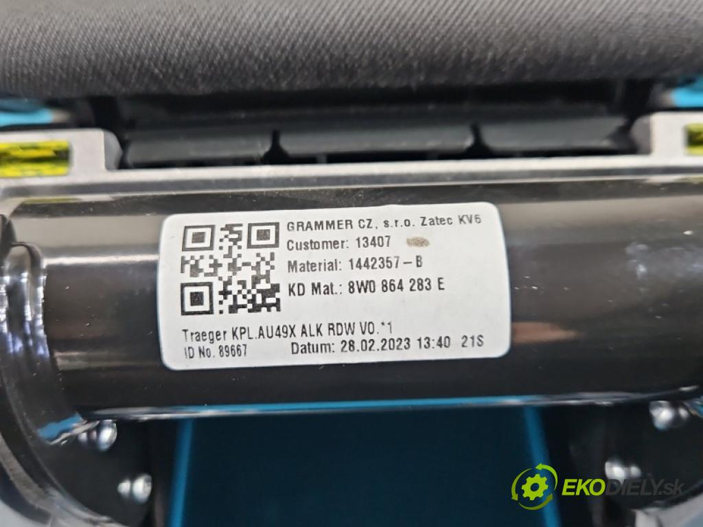 Audi A4 B9 2015-2024 2.0 tdi 204 HP automatic 150 kW 1968 cm3 5- operadlo 8W0864283E (Lakťová opierka)