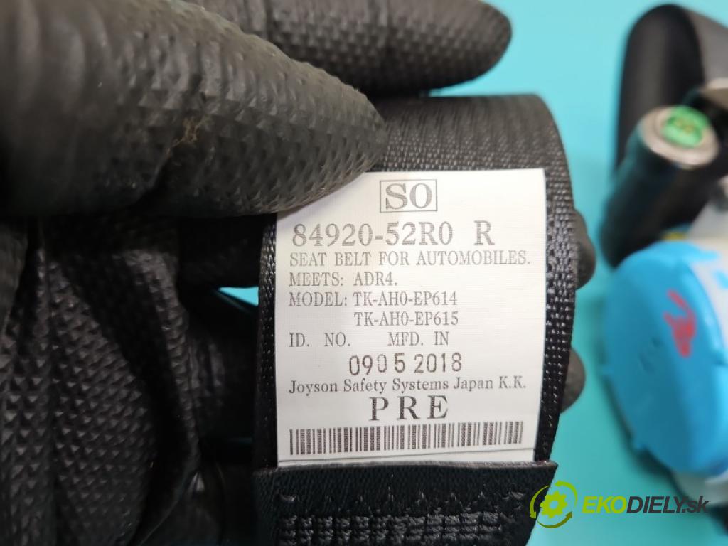 Suzuki Swift Mk8 2017-2024 1.2 16V 90 HP manual 66 kW 1242 cm3 5- pas bezpečnosť: predné ľavý 84920-52R0