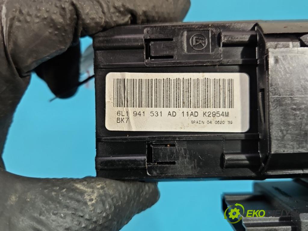 Seat Ibiza III 6L 2002-2008 1.4 tdi 75 hp manual 55 kW 1422 cm3 5- Přepínač světel na deska: 6L1941531AD