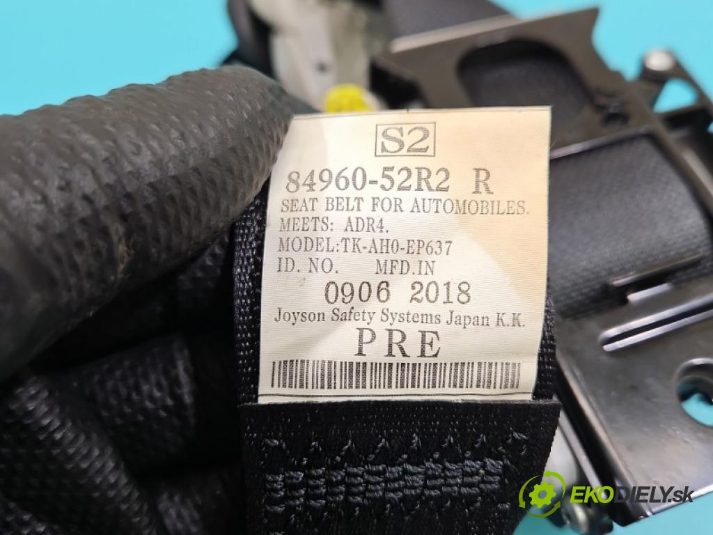 Suzuki Swift Mk8 2017-2024 1.2 16V 90 HP manual 66 kW 1242 cm3 5- pas bezpečnosť: zadné pravý 84960-52R2