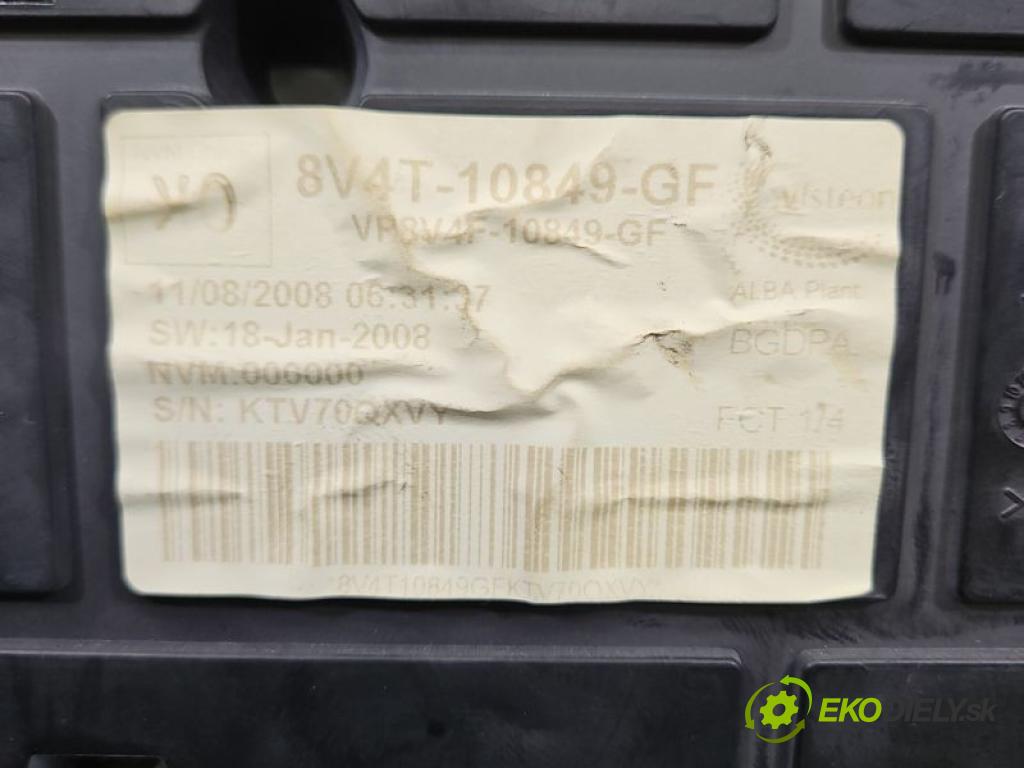 Ford Focus Mk2 2004-2011 2.0 tdci D4204T 136hp manual 100 kW 1997 cm3 5- Přístrojová deska 8V4T-10849-GF (Přístrojová deska)