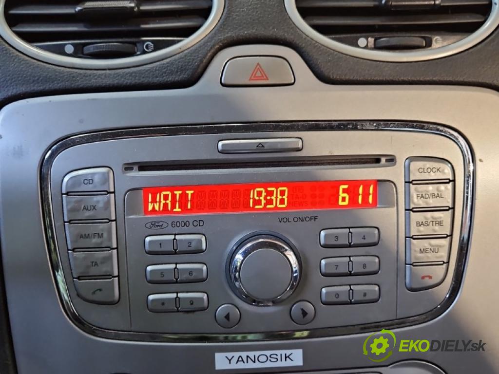 Ford Focus Mk2 2004-2011 2.0 tdci D4204T 136hp manual 100 kW 1997 cm3 5- Radio továrna: 8M5T-18C815-AB