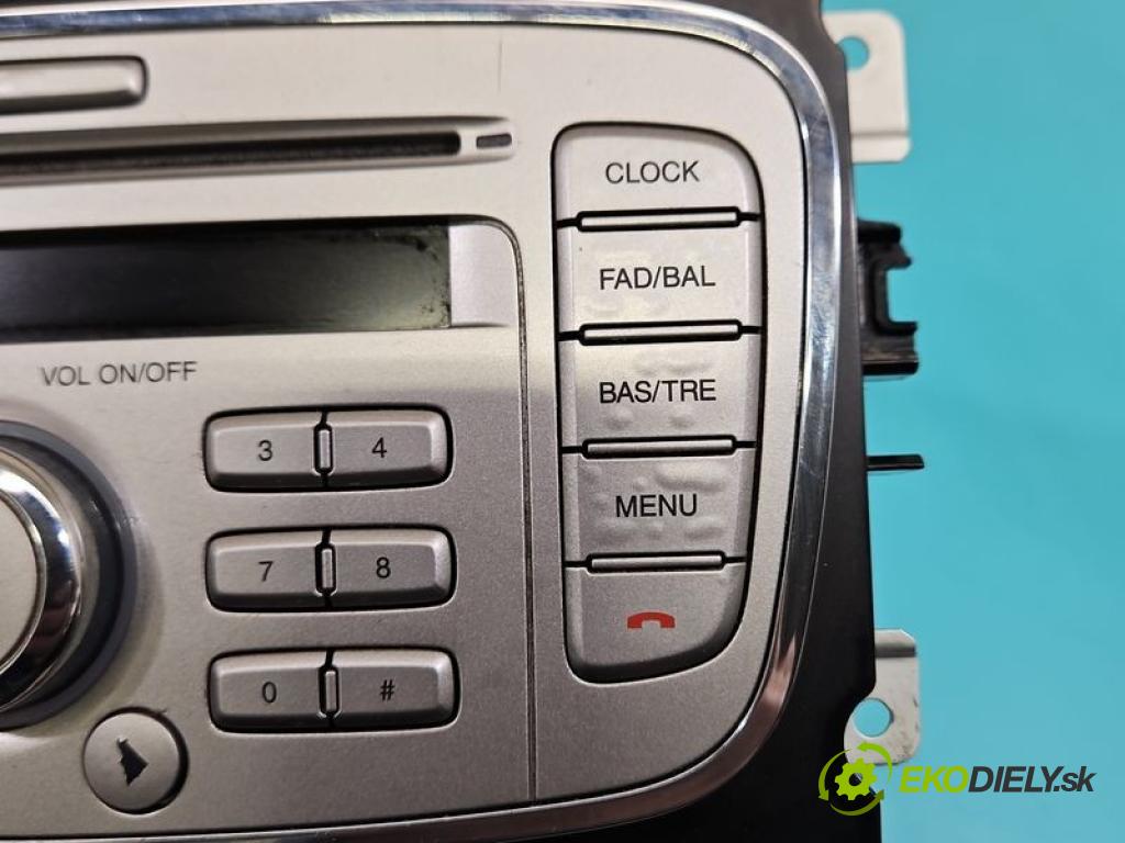 Ford Focus Mk2 2004-2011 2.0 tdci D4204T 136hp manual 100 kW 1997 cm3 5- Radio továrna: 8M5T-18C815-AB