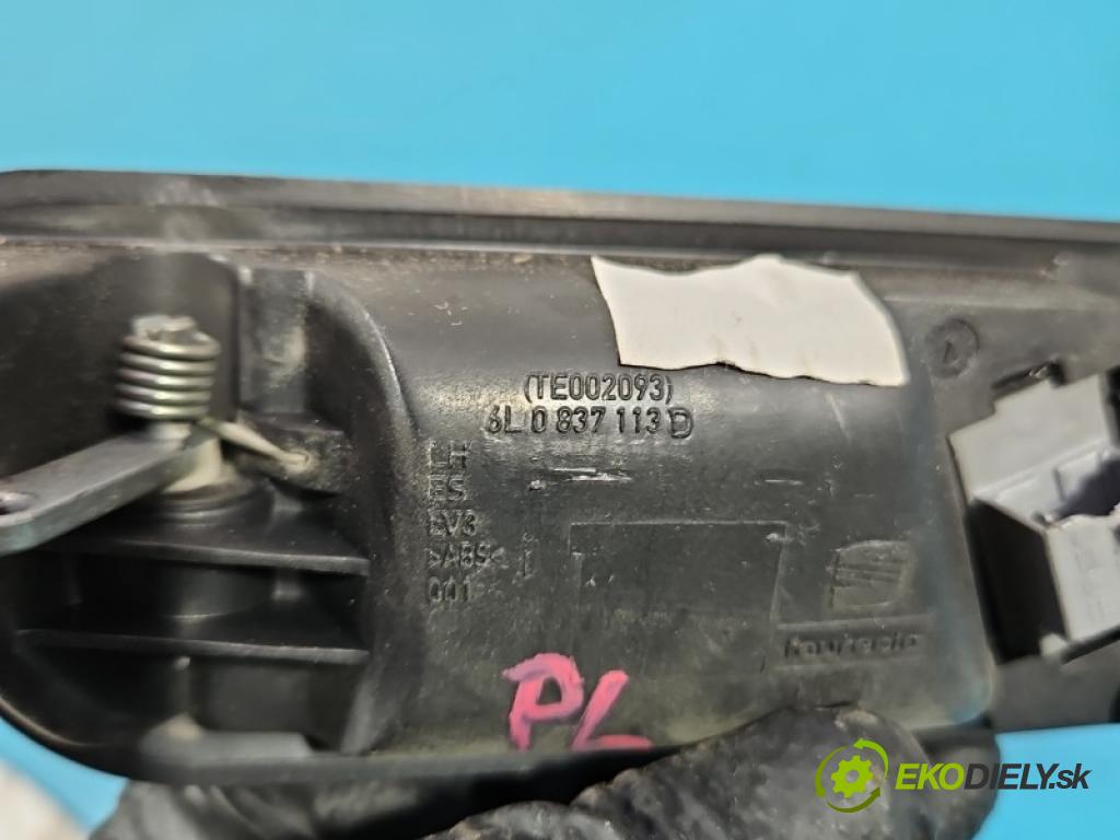 Seat Ibiza III 6L 2002-2008 1.4 tdi 75 HP manual 55 kW 1422 cm3 5- rukoväť uvnitř: predné ľavé 6L0837113D