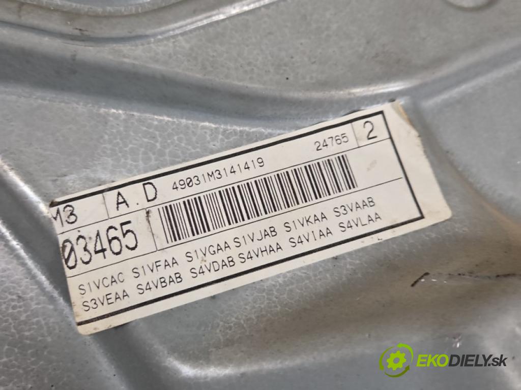 Seat Leon I 1999-2005 1.9 tdi 90 HP manual 66 kW 1896 cm3 5- mechanizmus okna predné pravý