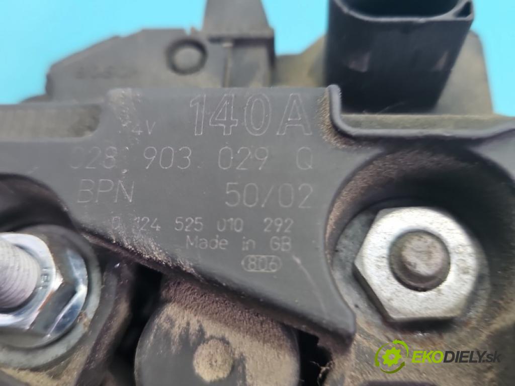 Seat Ibiza III 6L 2002-2008 1.4 tdi 75 HP manual 55 kW 1422 cm3 5- Alternator 028903029Q (Alternátor)