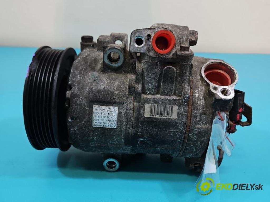 Seat Ibiza III 6L 2002-2008 1.4 tdi 75 HP manual 55 kW 1422 cm3 5- Kompresor: klimatizácie 6Q0820803J (Kompresor klimatizácie)
