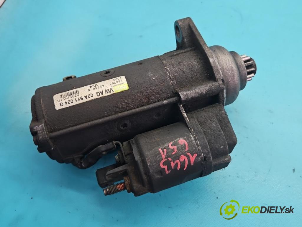 Seat Leon I 1999-2005 1.9 tdi 90 HP manual 66 kW 1896 cm3 5- štartér 02A911024G (Štartér)