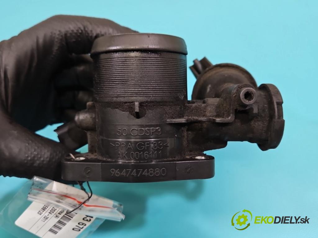 Ford Focus Mk2 2004-2011 2.0 tdci D4204T 136 HP manual 100 kW 1997 cm3 5- klapka 9647474880 (Škrtiaca klapka)