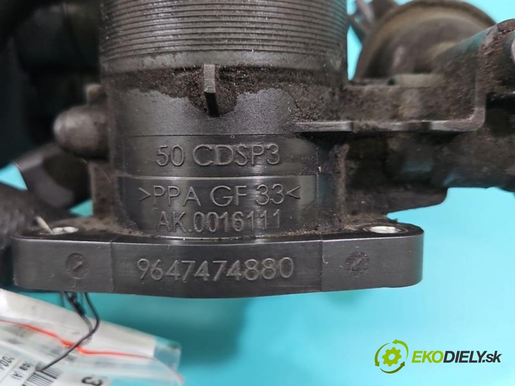 Ford Focus Mk2 2004-2011 2.0 tdci D4204T 136 HP manual 100 kW 1997 cm3 5- klapka 9647474880 (Škrtiaca klapka)