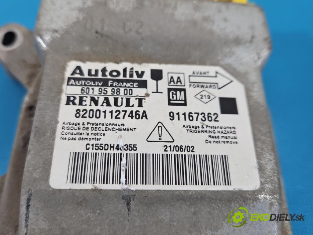 Renault Trafic II 2001-2014 1.9 dci 101 HP manual 74 kW 1870 cm3 5- airbag vzduchové soubor: 8200112746A