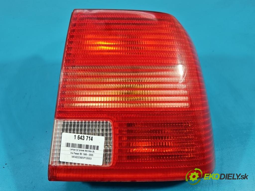 Vw Passat B5 1995-2005 1.9 tdi 90 HP manual 66 kW 1896 cm3 4- svetlo / reflektor zadné pravé blatník 3B5945096G