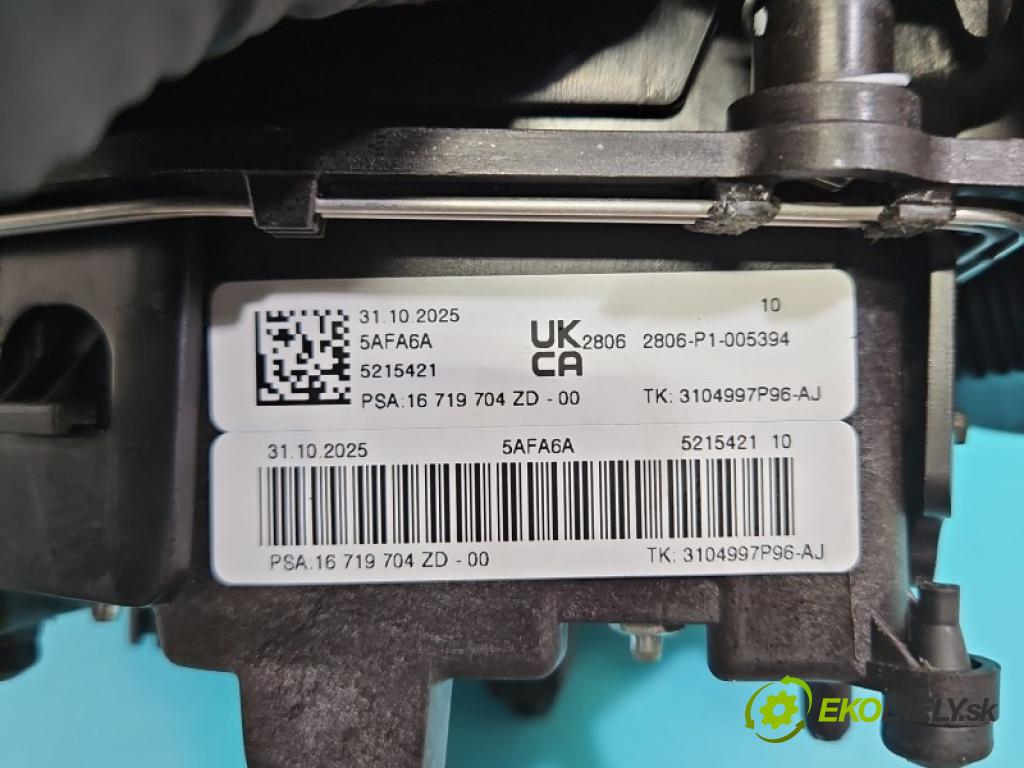 Citroen DS5 2011-2015 1.6 THP 156 HP automatic 115 kW 1598 cm3 5- airbag vzduch: Řidiči: 16719704ZD (Airbag)