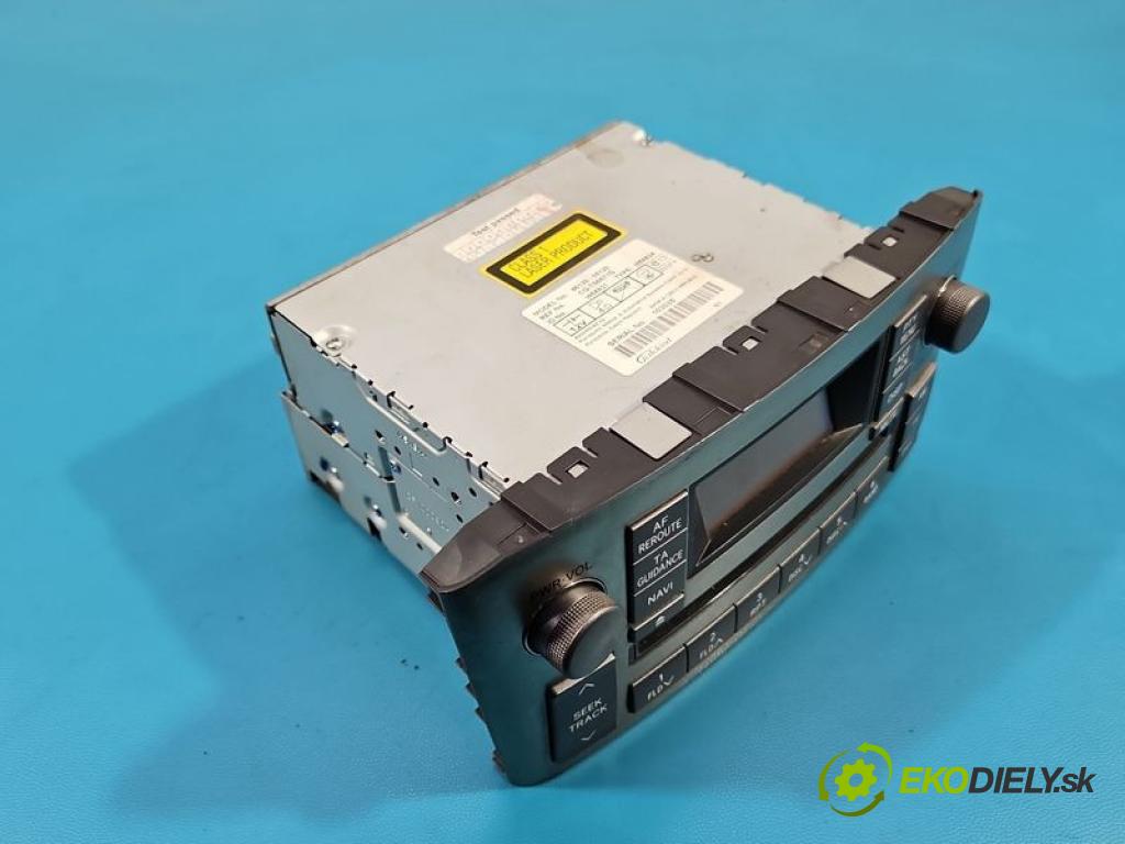 Toyota Avensis II T25 2003-2008 1.8 vvti 129 HP manual 95 kW 1794 cm3 4- Radio originál 86120-05120