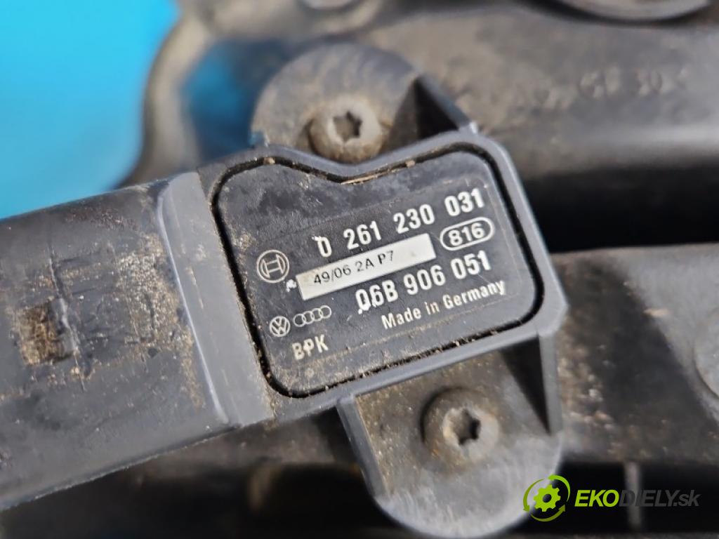 Seat Leon II 2005-2012 1.6 SR 102 HP manual 75 kW 1595 cm3 5- zvod nasávací 06A133203DL (Sacie potrubie)