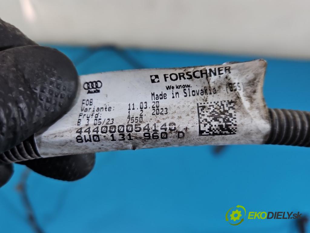 Audi A4 B9 2015-2024 2.0 tdi 204 HP automatic 150 kW 1968 cm3 5- Trubka: 8W0131960D