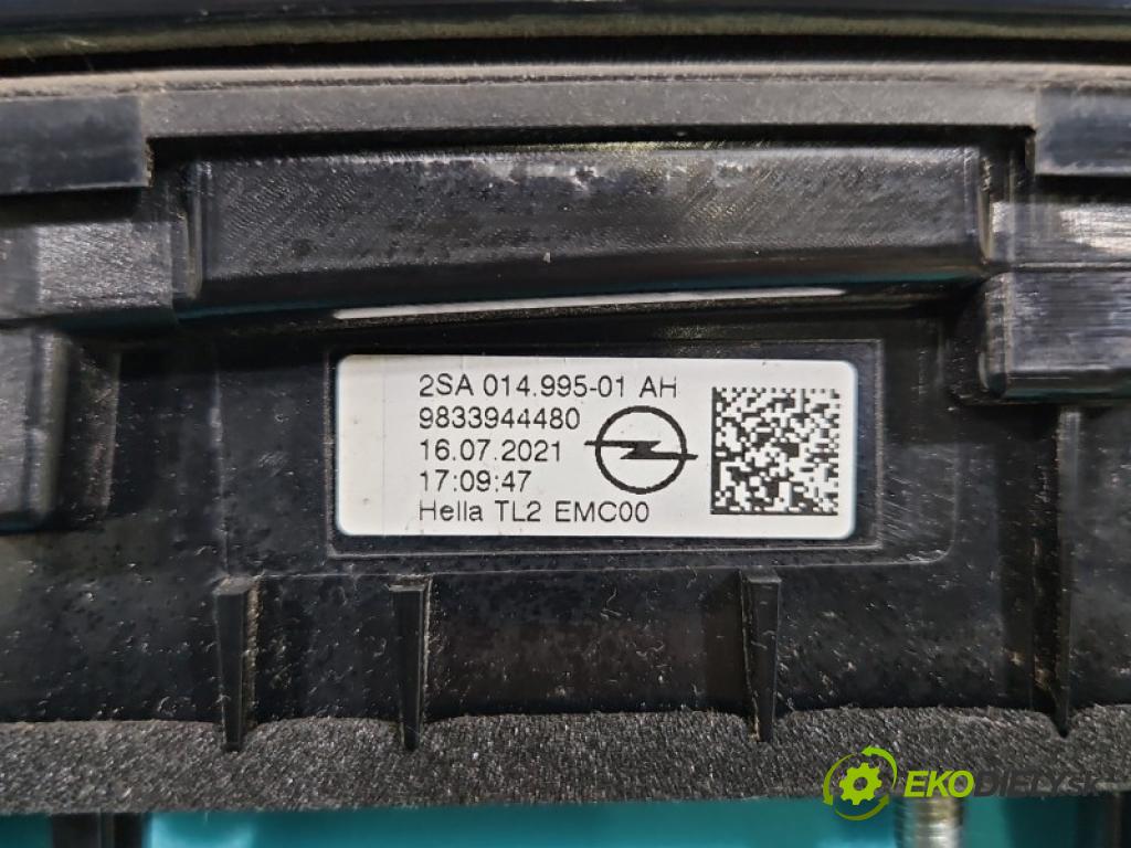 Opel Mokka B 2020- 1.2 T 131 HP manual 96 kW 1199 cm3 5- svetlo / reflektor zadné ľavé kufrové dvere 9833944480