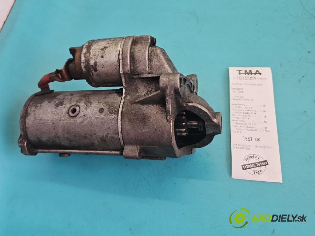 Renault Trafic II 2001-2014 1.9 dci 101 hp manual 74 kW 1870 cm3 5- startér: 8200331251 (Startér)