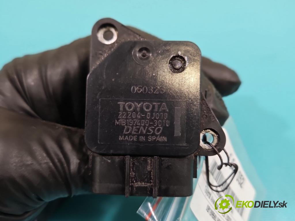 Toyota Avensis II T25 2003-2008 1.8 vvti 129 hp manual 95 kW 1794 cm3 4- váha vzduchu 22204-0J010 (Snímač hmotnosti vzduchu)