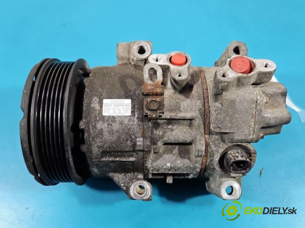 Toyota Avensis II T25 2003-2008 1.8 vvti 129 hp manual 95 kW 1794 cm3 4- Kompresor: klíma 447220-9249 (Kompresor klimatizace)