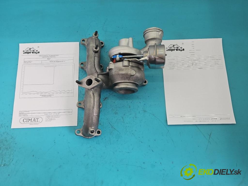 Vw Transporter T5 2003-2015 1.9 tdi AXC 105 HP manual 77 kW 1900 cm3 5- turbodúchadlo, turbo repasovaná BV39A-0058
