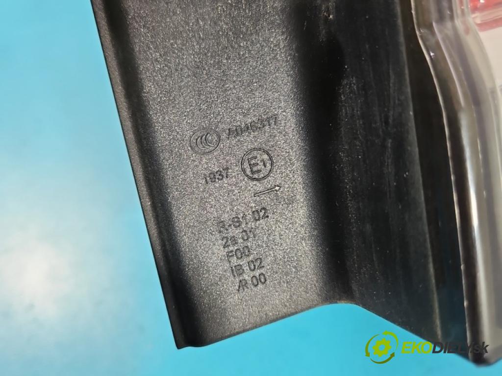 Opel Zafira B 2005-2014 2.2 16V 150 HP automatic 110 kW 2198 cm3 5- svetlo / reflektor zadné pravé blatník 24451843R