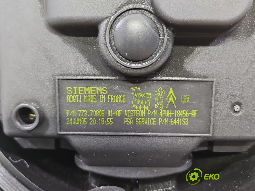 Peugeot 407 1.6 hdi 109 hp manual 80 kW 1560 cm3 4- ventilátor vzduchu 4PUH-18456-AF