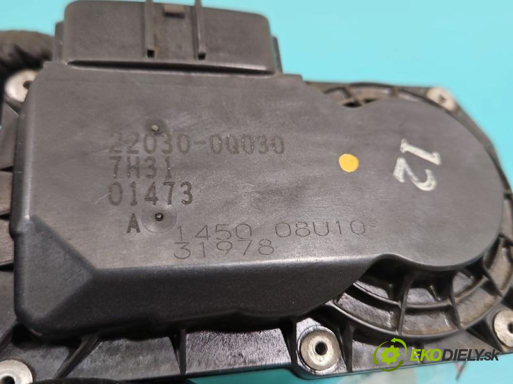 Toyota Aygo II 2014-2022 1.0 vvti 69KM manual 51 kW 998 cm3 5- klapka 22030-0Q030 (Škrtiaca klapka)