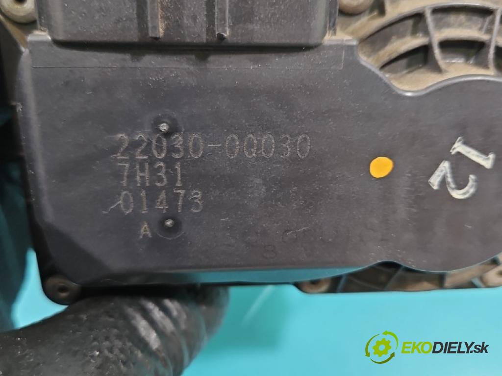 Toyota Aygo II 2014-2022 1.0 vvti 69KM manual 51 kW 998 cm3 5- klapka 22030-0Q030 (Škrtiaca klapka)