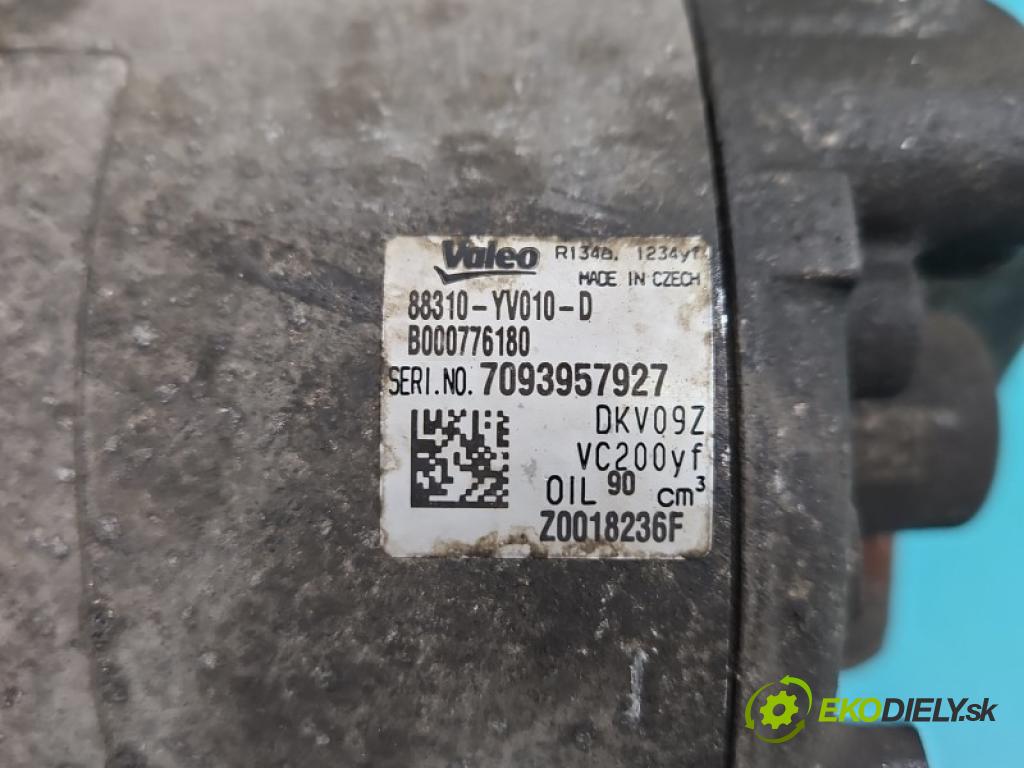 Toyota Aygo II 2014-2022 1.0 vvti 69KM manual 51 kW 998 cm3 5- Kompresor: klíma 88310-YV010-D (Kompresor klimatizace)