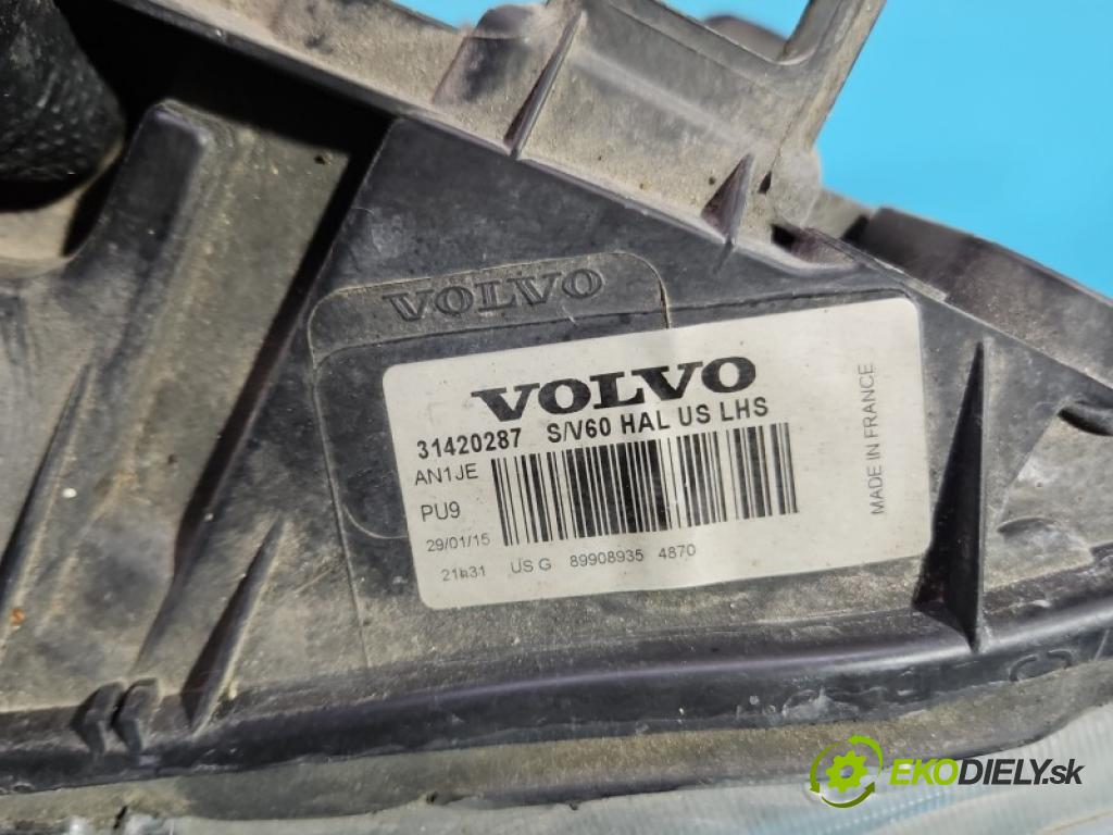 Volvo S60 II 2010-2018 2.0 T 241KM automatic 177 kW 1999 cm3 4- Reflektor: ľavý 31420287 (Kľučka dverí ostatné)