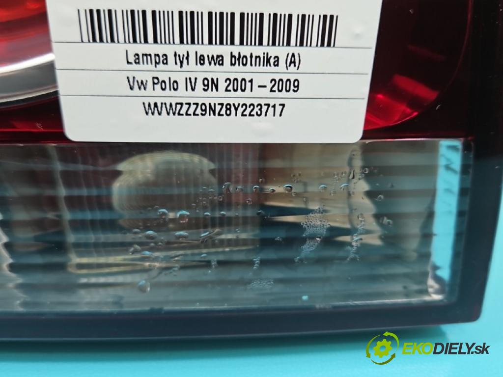 Vw Polo IV 9N 2001-2009 1.2 12V 69KM manual 51 kW 1198 cm3 5- světlo zadní levé blatník: