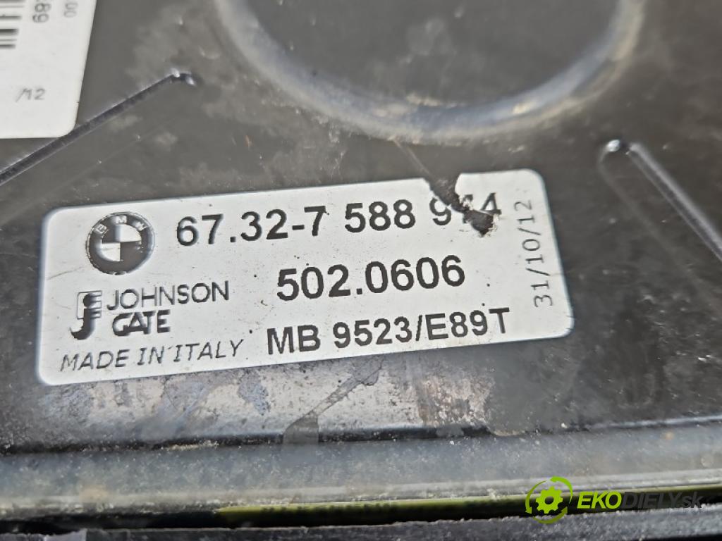 Bmw X1 E84 2009-2015 2.0d 184 hp automatic 135 kW 1995 cm3 5- ventilátor chladič 8506668-01