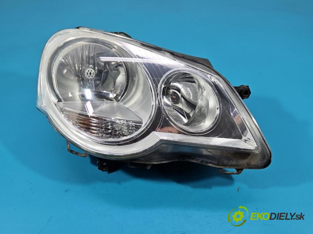 Vw Polo IV 9N 2001-2009 1.2 12V 69KM manual 51 kW 1198 cm3 5- Reflektor: pravý  (Svetlo predné pravé)