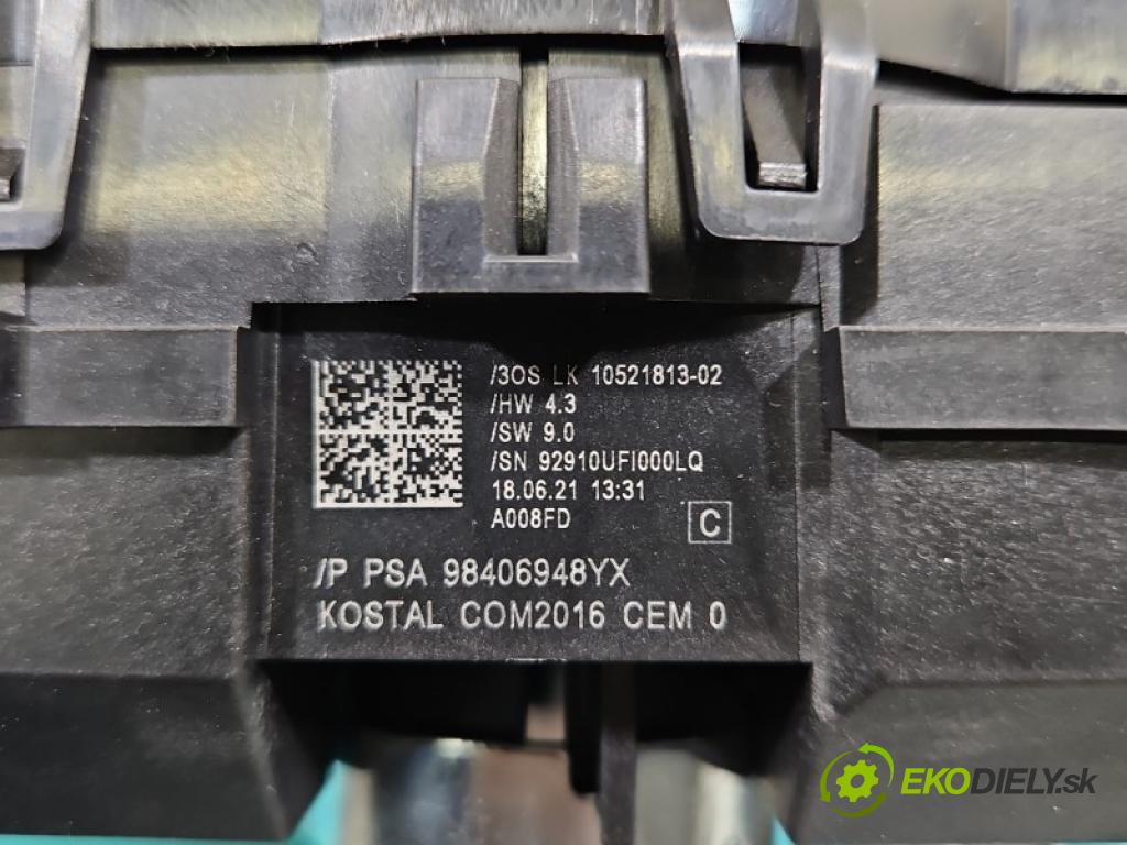 Opel Mokka B 2020- 1.2 T 131 HP manual 96 kW 1199 cm3 5- prepínač komplex: 98406948YX (Prepínacie páčky pod volantom)