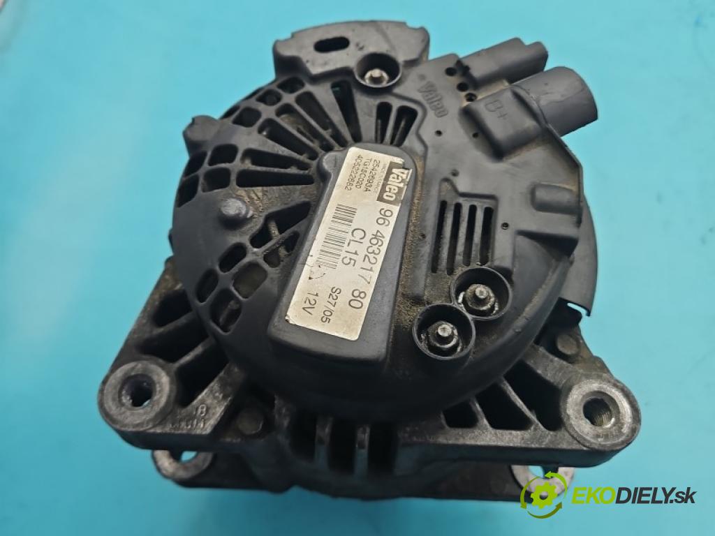 Peugeot 407 1.6 hdi 109 HP manual 80 kW 1560 cm3 4- Alternator 9646321780 (Alternátor)