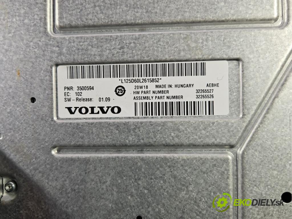 Volvo XC60 II 2017- 2.0 T5 250 hp automatic 184 kW 1969 cm3 5- Zesilovač: 32265527 (Zesilovač)