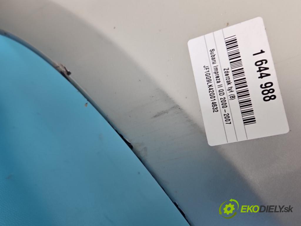 Subaru Impreza II GD 2000-2007 2.0 boxer 125 hp manual 92 kW 1994 cm3 5- nárazník zadní  (Klika dveří ostatní)