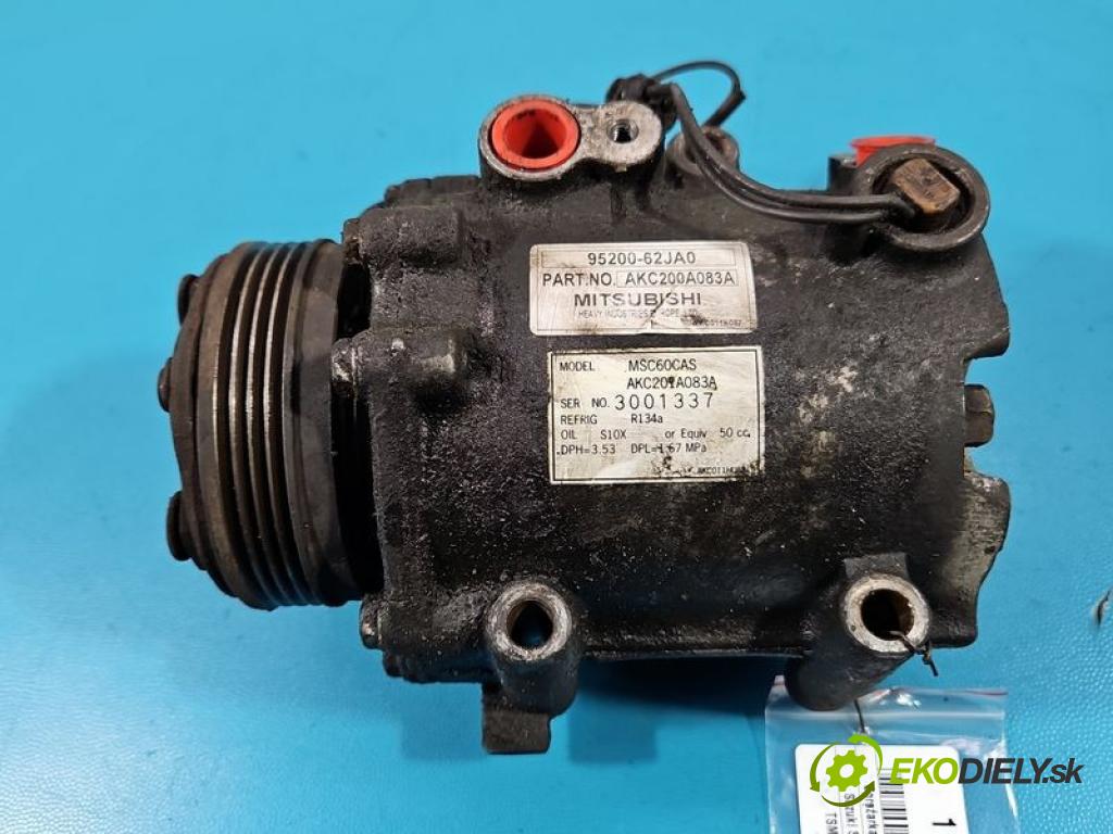Suzuki Swift Mk6 2005-2010 1.5 16V 102 hp manual 75 kW 1490 cm3 3- Kompresor: klíma 95200-62JA0 (Kompresor klimatizace)