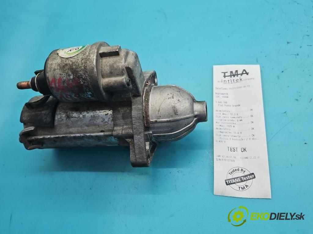 Fiat Punto Grande 1.3 jtd 90 HP manual 66 kW 1248 cm3 5- štartér  (Štartér)