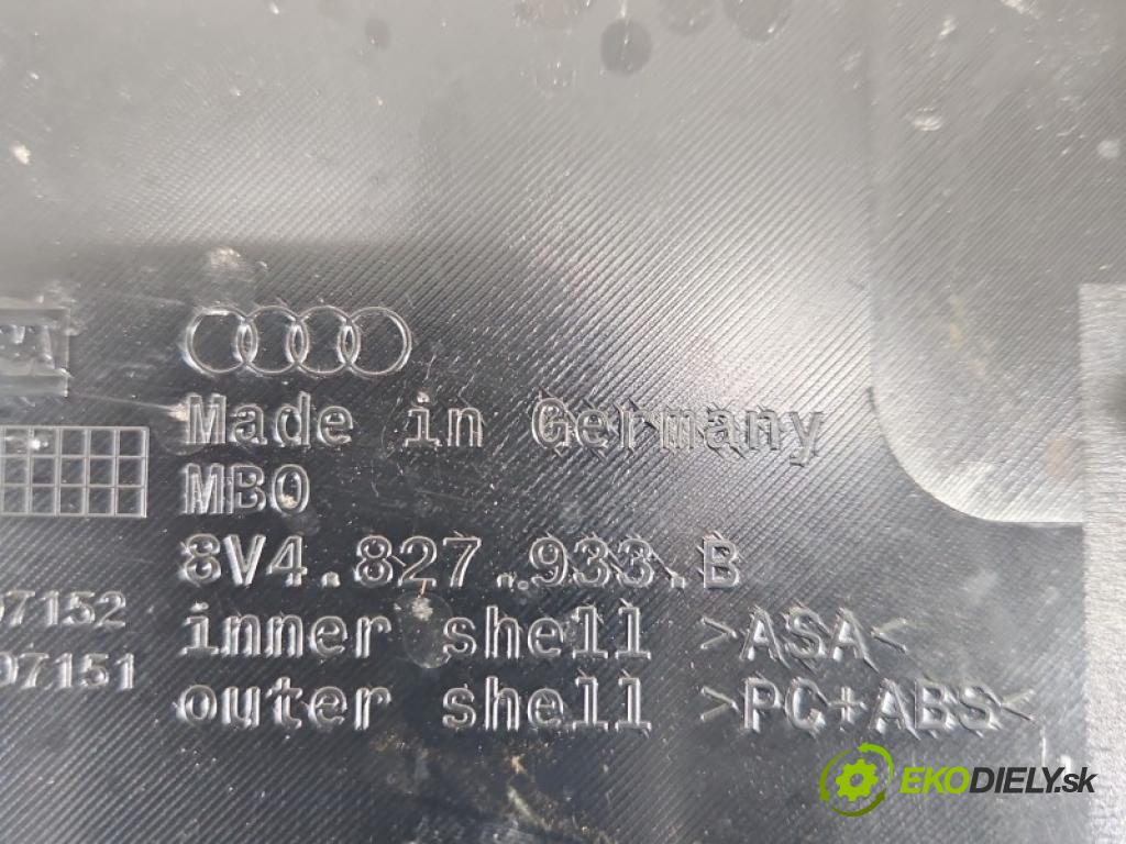 Audi A3 8V 2013-2020 1.4 TFSI 122 hp automatic 90 kW 1395 cm3 5- spoiler 8V4827933B (Spoiler)