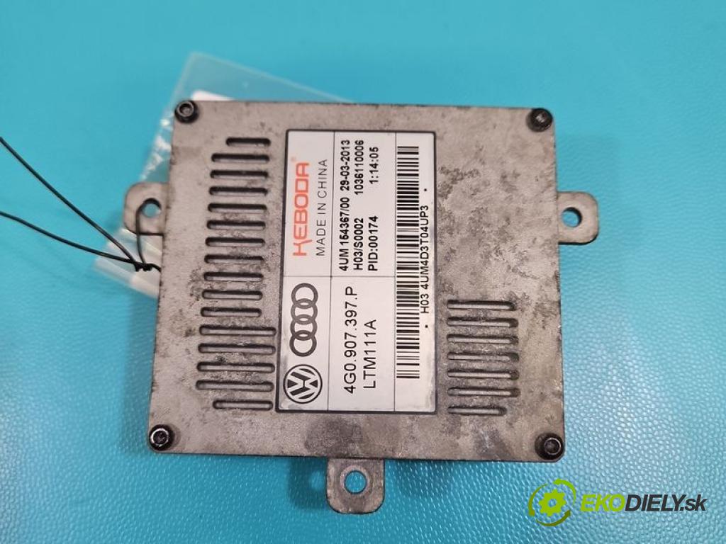 Audi A3 8V 2013-2020 1.4 TFSI 122 HP automatic 90 kW 1395 cm3 5- střídač: xenon 4G0907397P (Riadiaca jednotka xenónu)