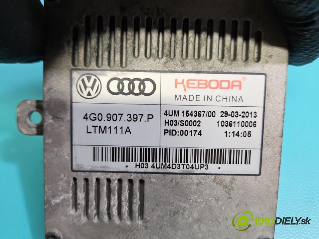 Audi A3 8V 2013-2020 1.4 TFSI 122 HP automatic 90 kW 1395 cm3 5- střídač: xenon 4G0907397P (Riadiaca jednotka xenónu)