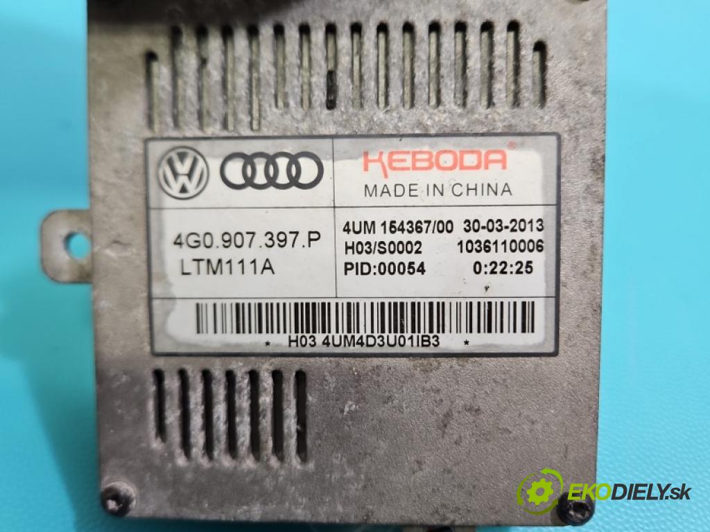 Audi A3 8V 2013-2020 1.4 TFSI 122 HP automatic 90 kW 1395 cm3 5- střídač: xenon 4G0907397P (Riadiaca jednotka xenónu)