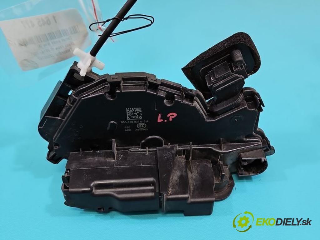 Skoda Fabia III 2014-2021 1.0 TSI 95 hp manual 70 kW 999 cm3 5- zámek přední levý 5TB837015A