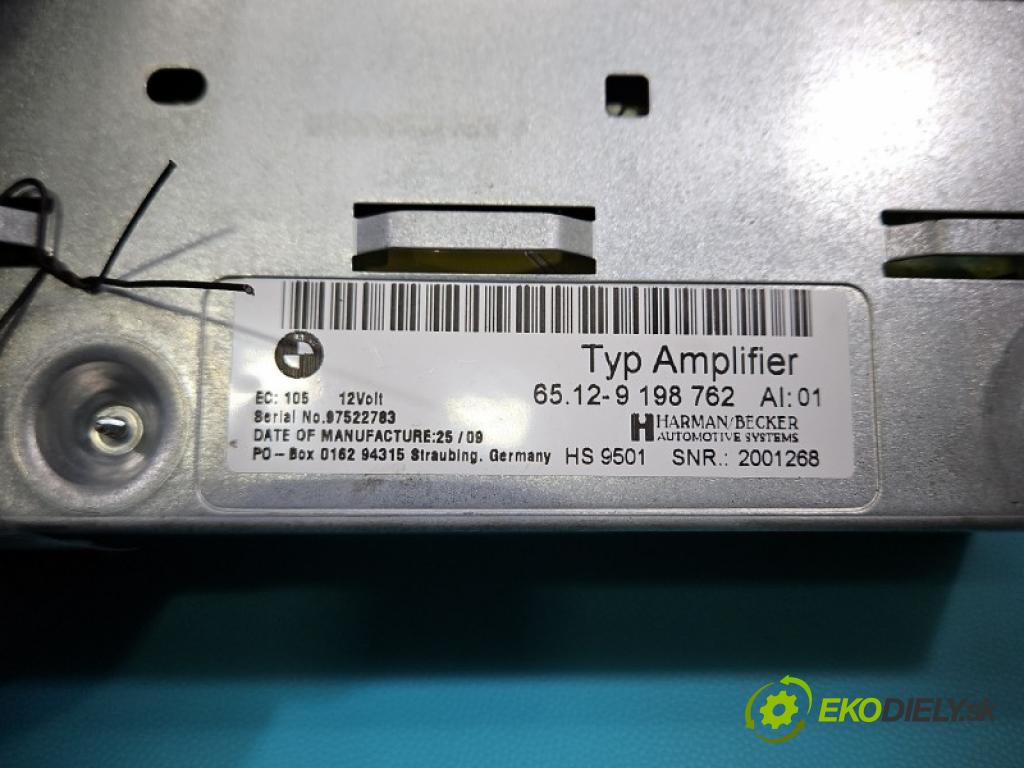 Bmw 5 E60 2003-2010 2.0d 163 hp automatic 120 kW 1995 cm3 4- Zesilovač: 9198762 (Zesilovač)
